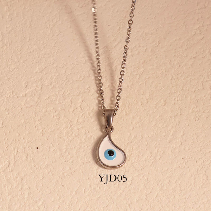 23:YJD05-steel color/necklace 45cm