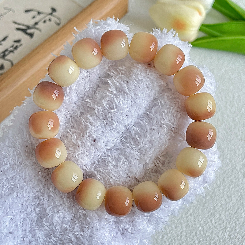 Peach blossom light floating old bucket 11mm