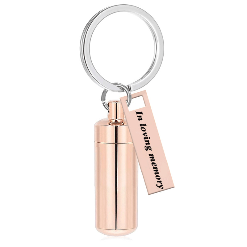 15:Rose gold alloy38*11MM-In loving memory