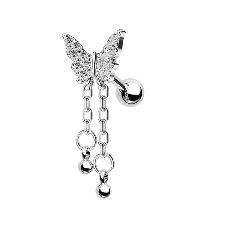 3:C/stud earrings/1.2x6mm