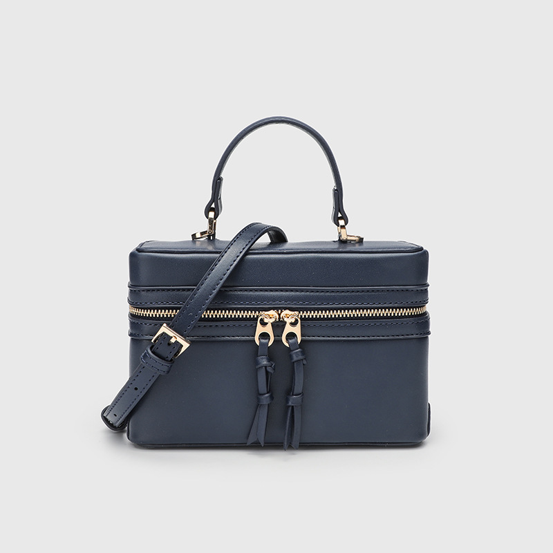Pure leather blue