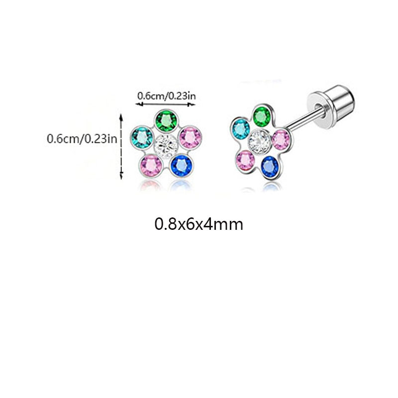 7:A Pair of Mixed Drilled Flowers