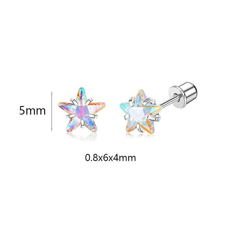 10:AB five-pointed star pair