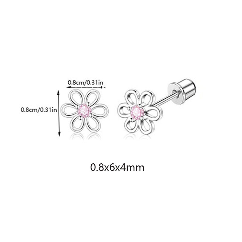 11:Pair of powder zirconium flower