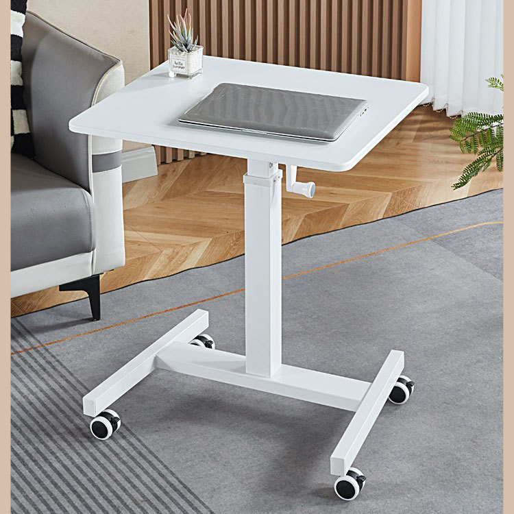 warm white  white table stand