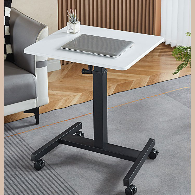 warm white  black table stand
