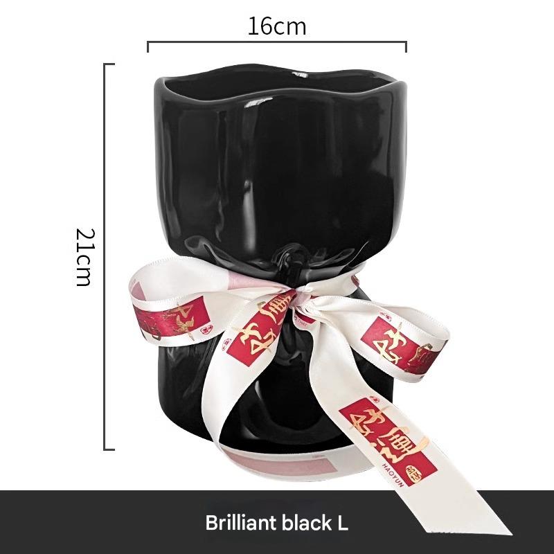radiant black large size with ribbon