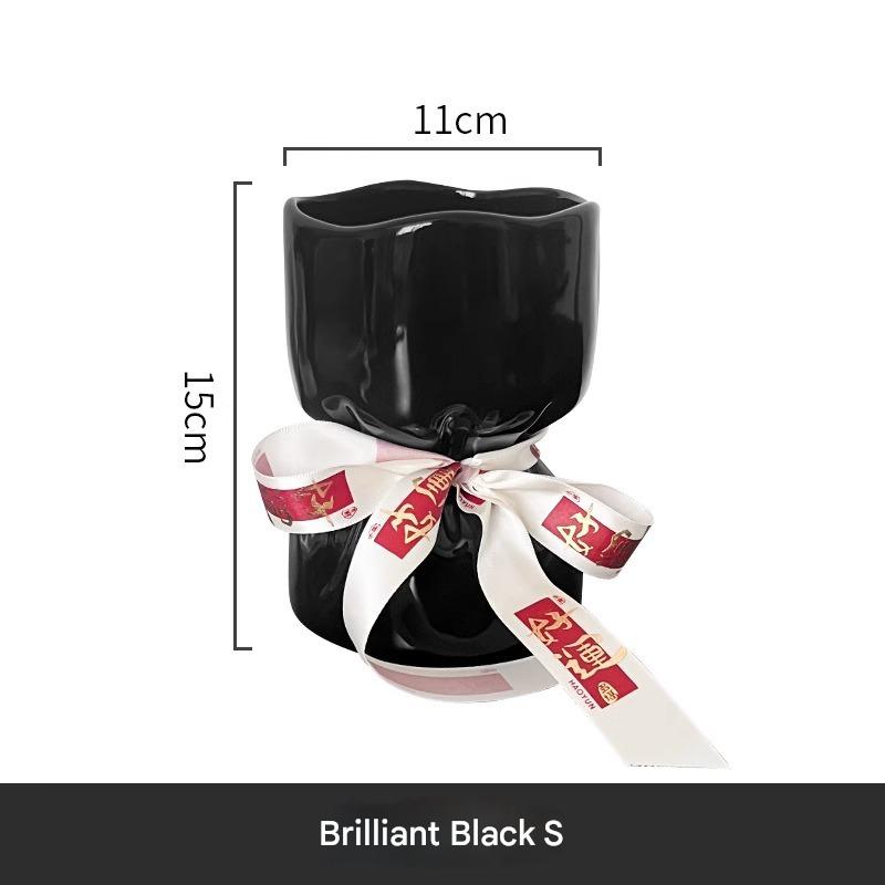 radiant black small size with ribbon