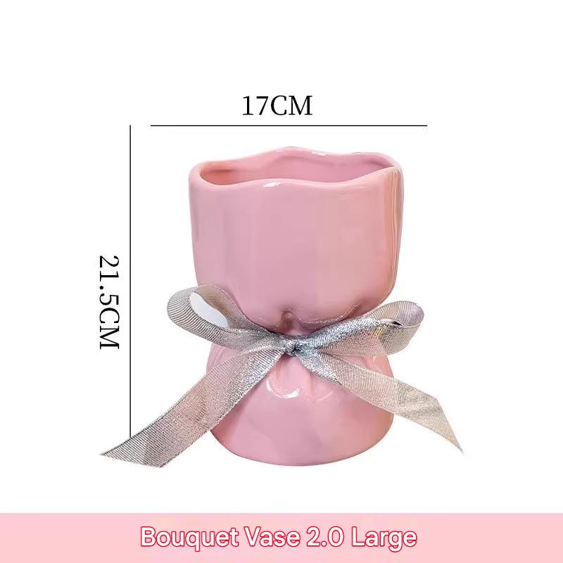 romantic pink large size comes with ribbon