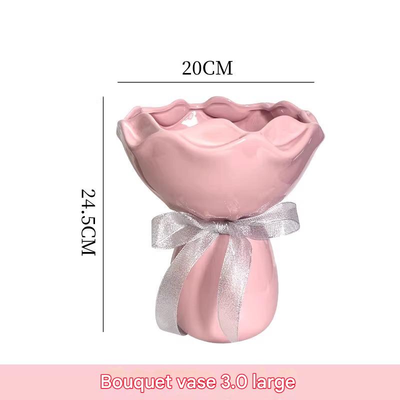 sakura pink large size with ribbon