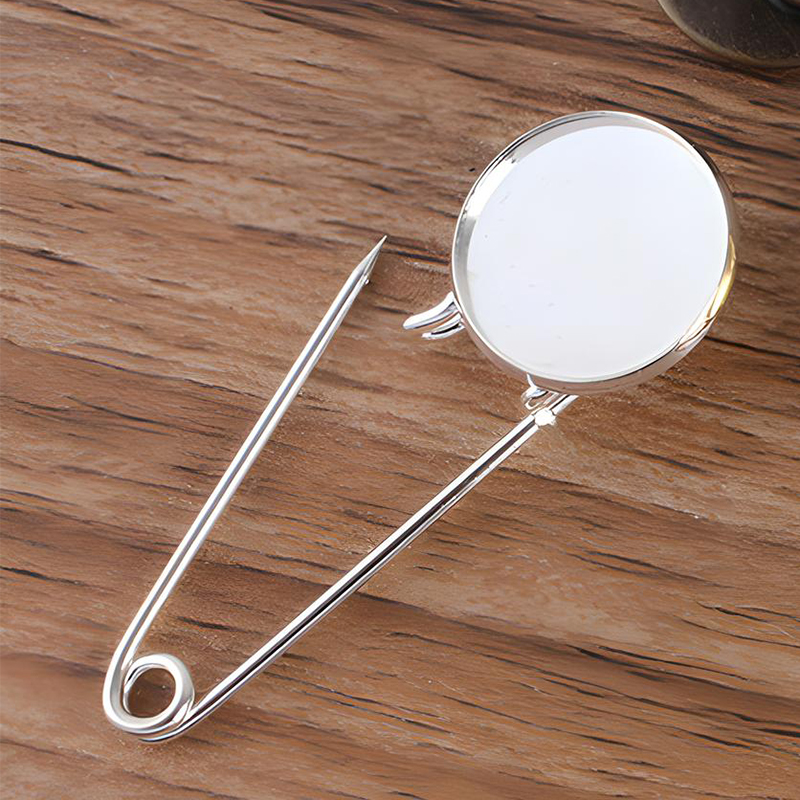 silver color plated round/12mm