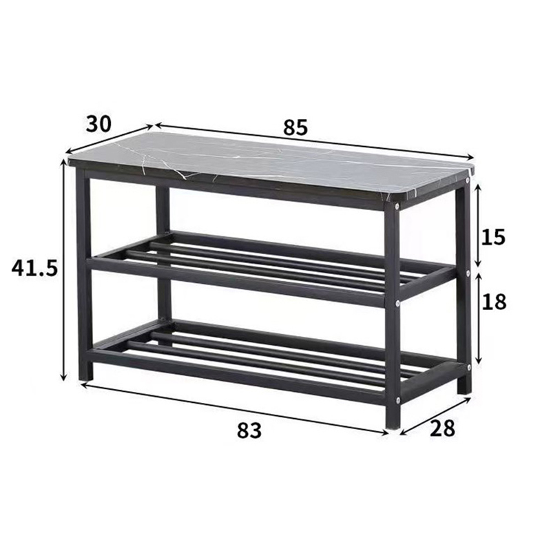 Black marble pattern style/85x30x41.5cm