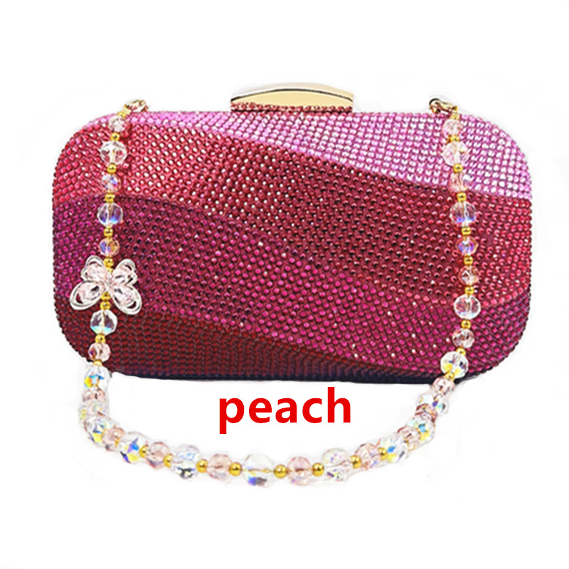 Rose red 4 color diamonds