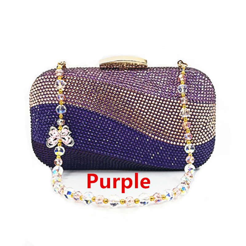 Purple  4 color diamonds