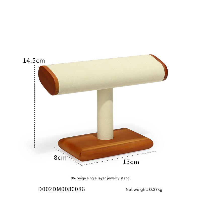 86-beige [single layer] jewelry rack