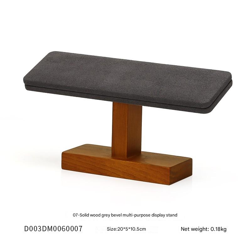 6:07-Gray single-layer beveled jewelry rack