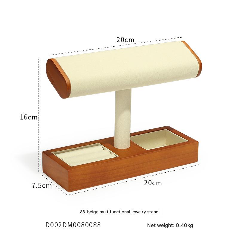 11:88-Beige multi-function jewelry rack