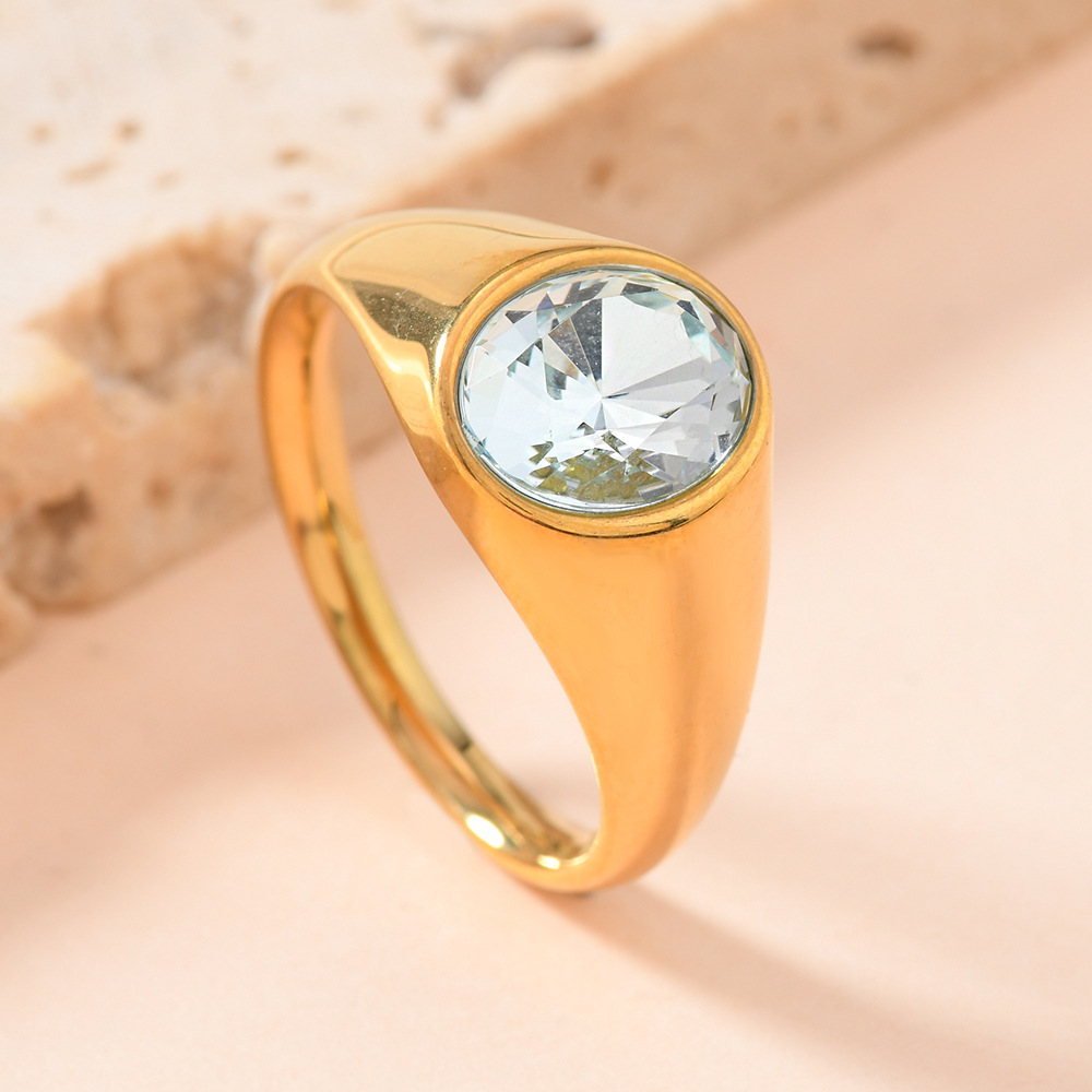 Transparent light green US Size #6