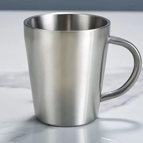 Diamondless stainless steel water cup