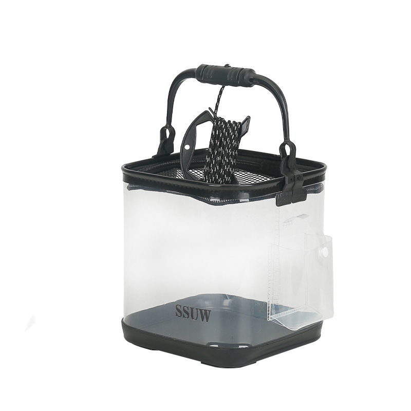 Transparent side pocket