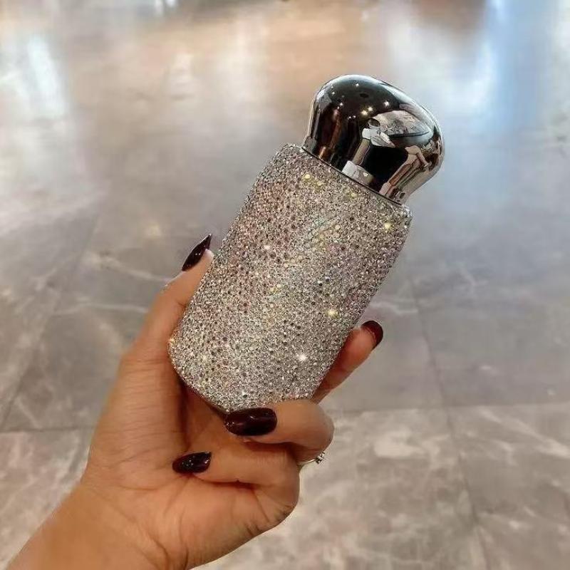 180ml water cup with lid without diamond (white)