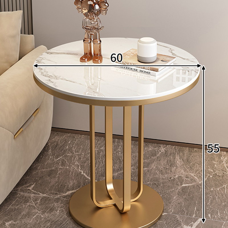 60cm glossy Snow Mountain Stone Rock   gold frame