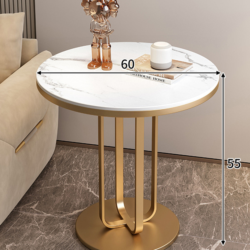 60cm matte snow mountain White Rock   gold frame