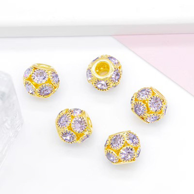 16:Golden base crystal purple diamond