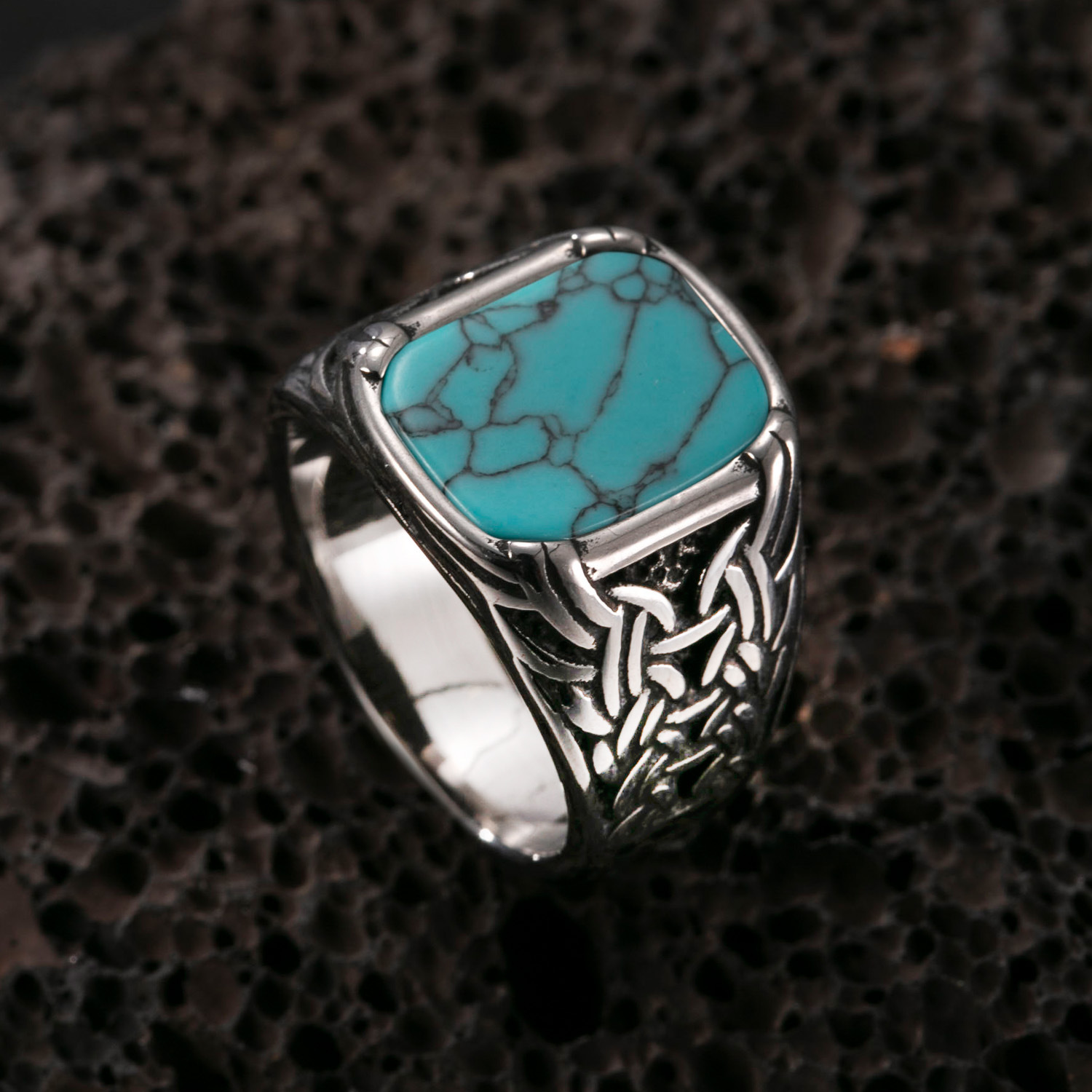 3:Square blue turquoise