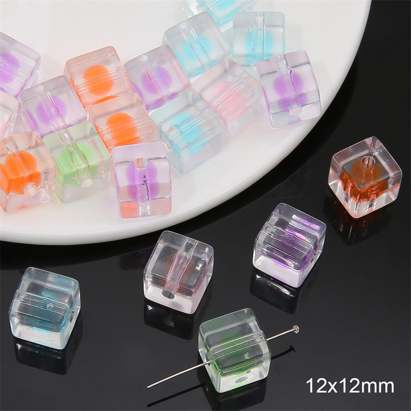 12:Random color mixing square 12x 12mm/ aperture about 2.5mm