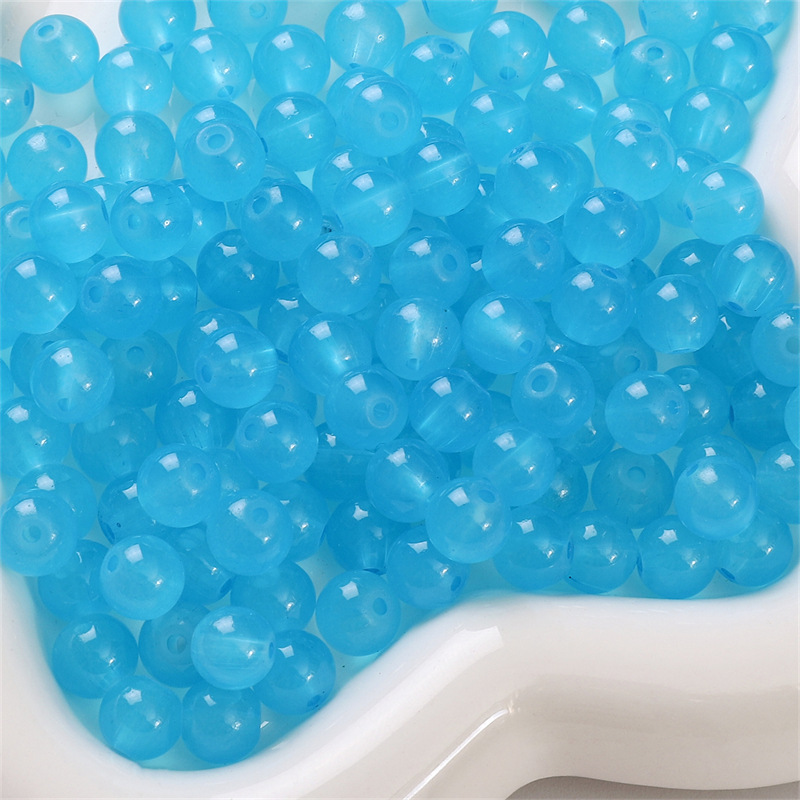 Dark blue 4mm/ aperture about 1mm /50pcs