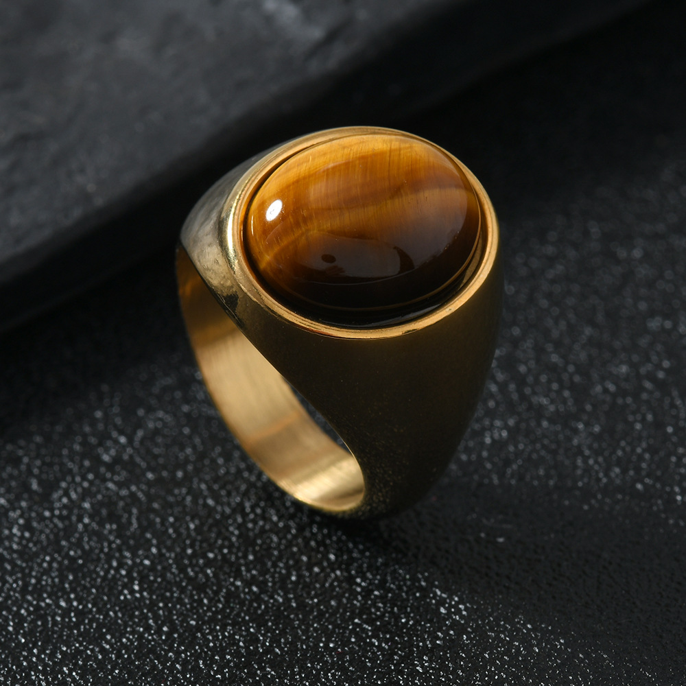 1:Gold (large oval cat's eye stone)