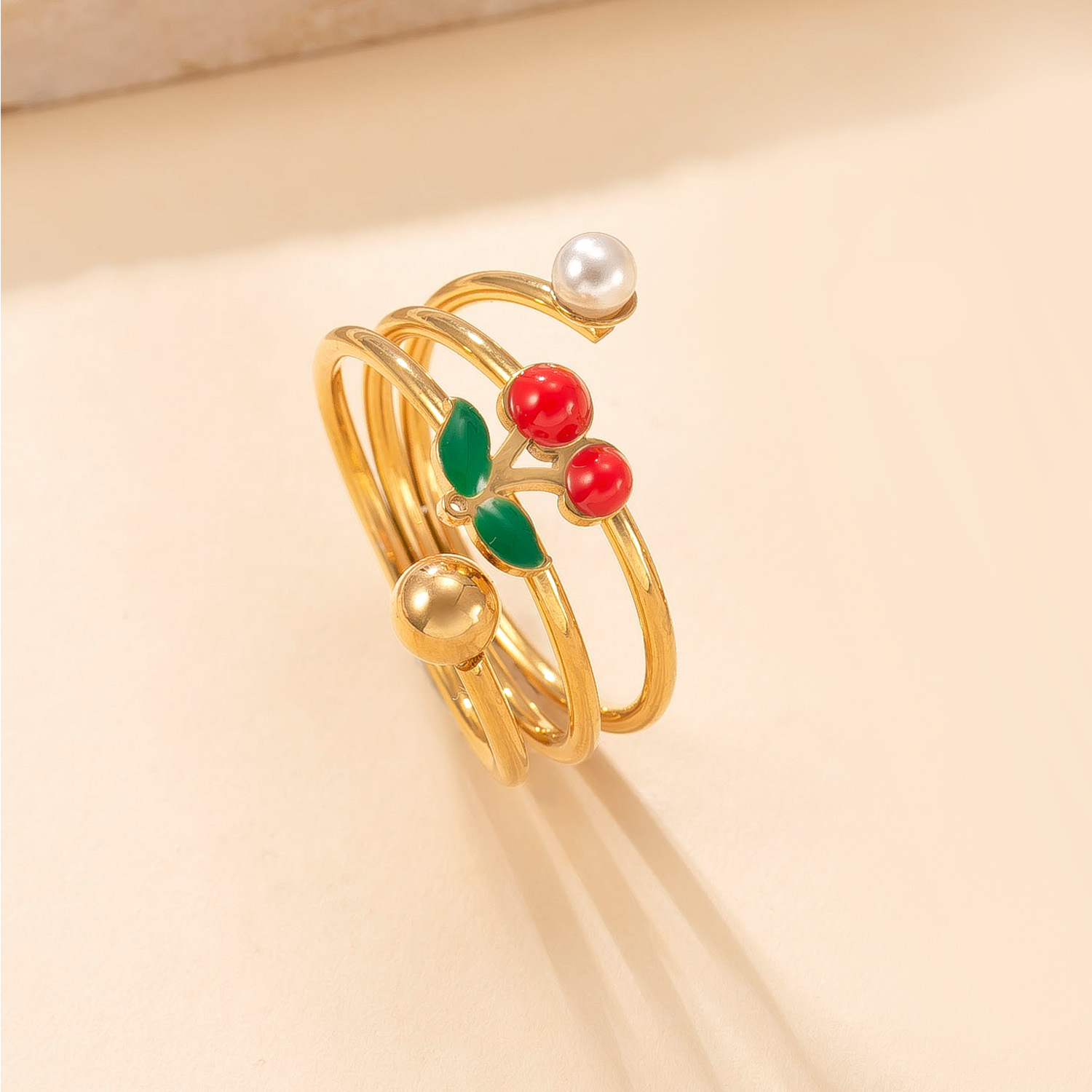 Cherry - Steel ball - Pearl