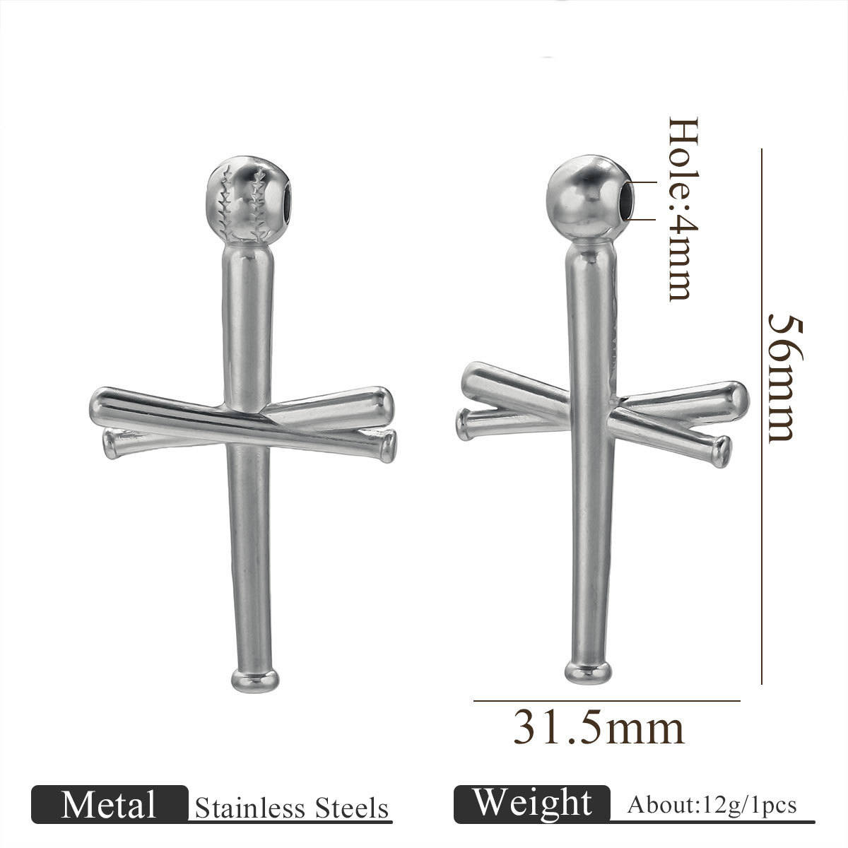 4:Steel-colored glossy surface