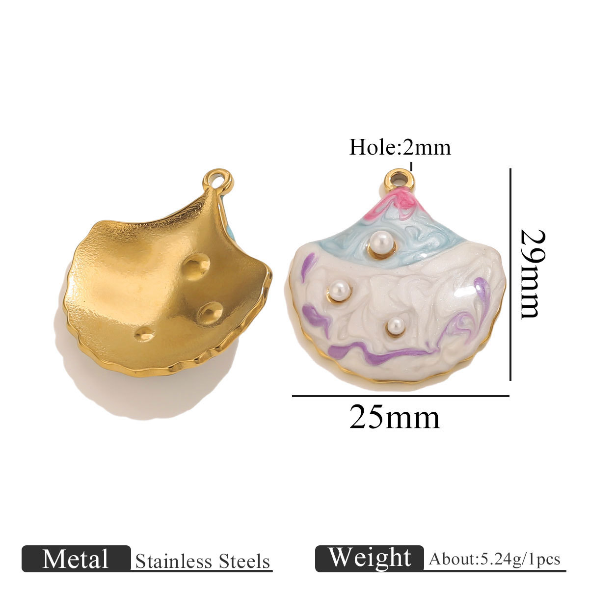 Pink - blue - white - purple