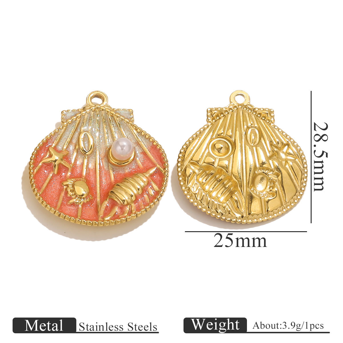 Golden shell oil drops-orange