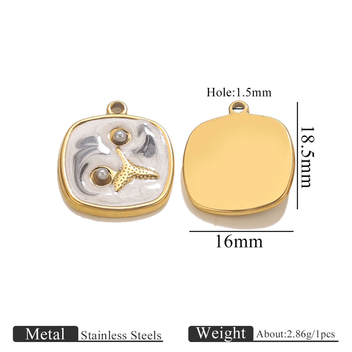 6:Mermaid 2 pearl gradient - black   white