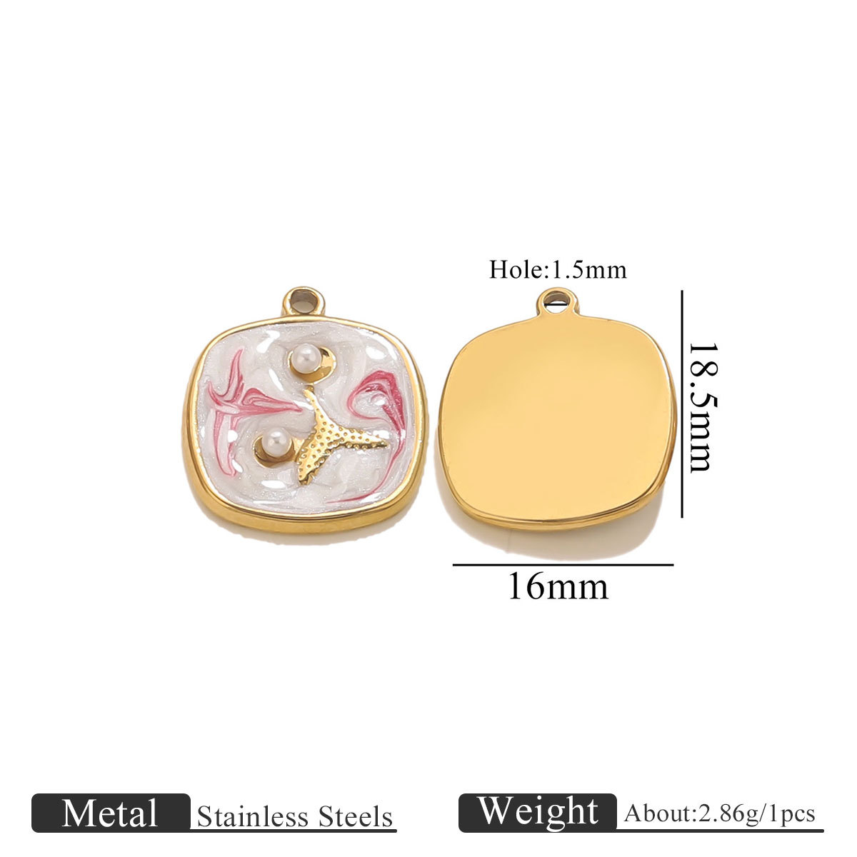 7:Mermaid 2 pearl gradient - pink   white