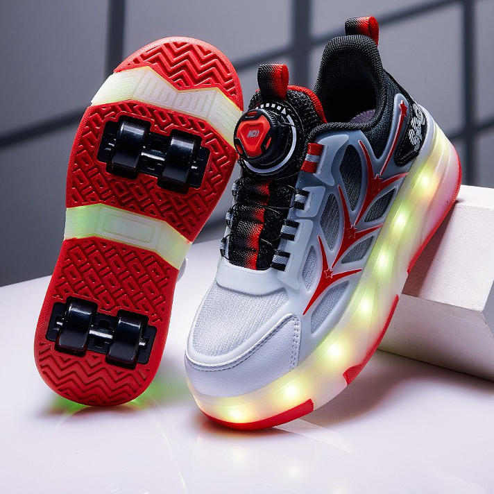 8099 four wheels black and red