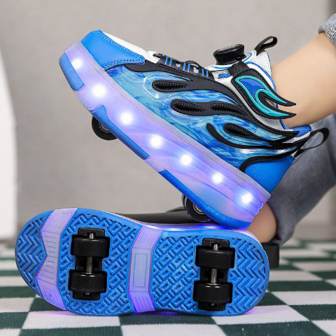 8088 four wheels blue