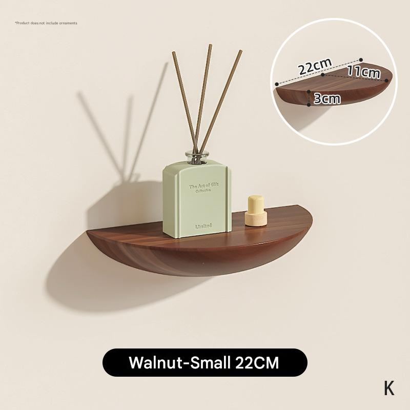 Walnut color small size 22cm in diameter