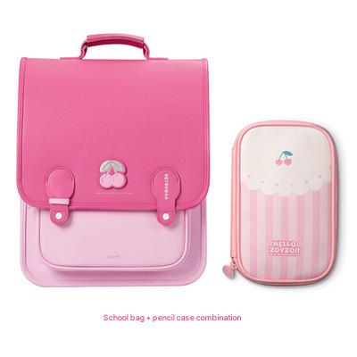 [pink] retro bag   pen bag set