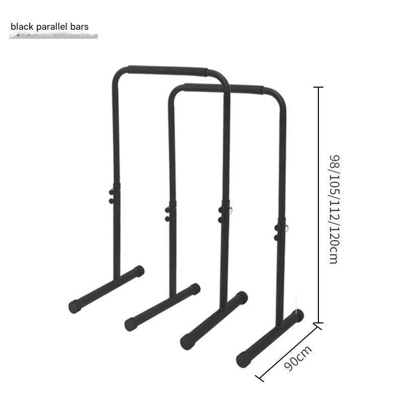 black parallel bars
