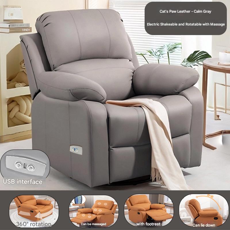 Cat claw skin calm gray - electric shakeable and rotatable with massage