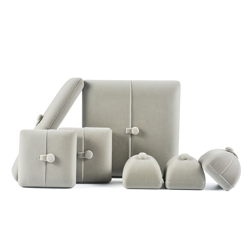 light grey ring box/7*6.5*6cm