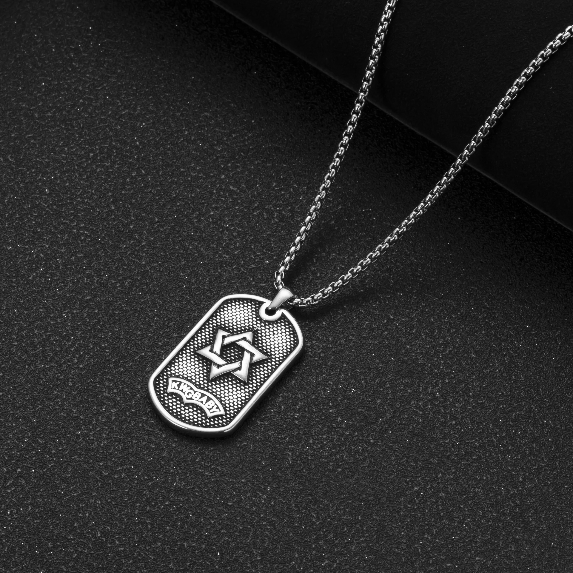 1:Six pointed star necklace