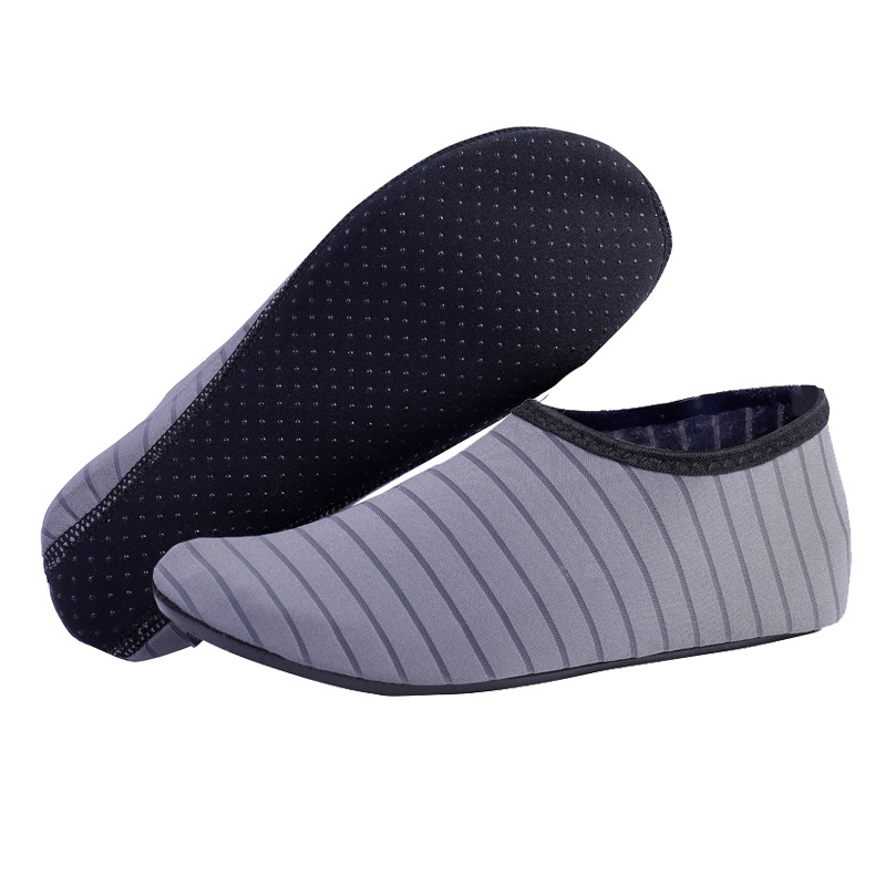 Grey-Pinstripe Soft Bottom