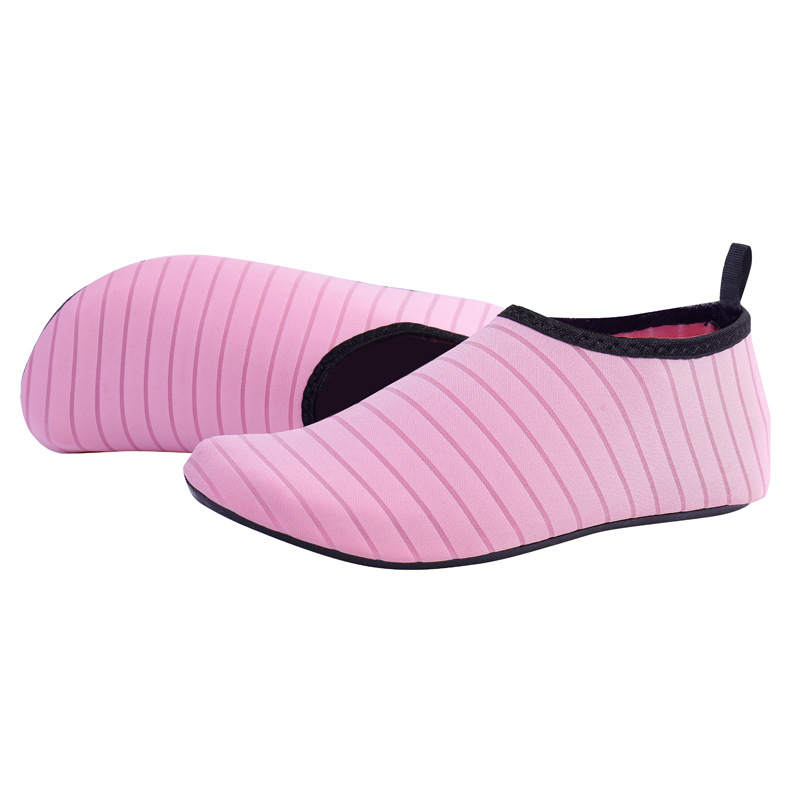 Pink-Pinstripe Rubber Platform