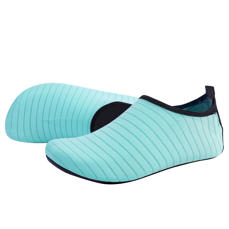 Lake Blue-Pinstripe Rubber Platform