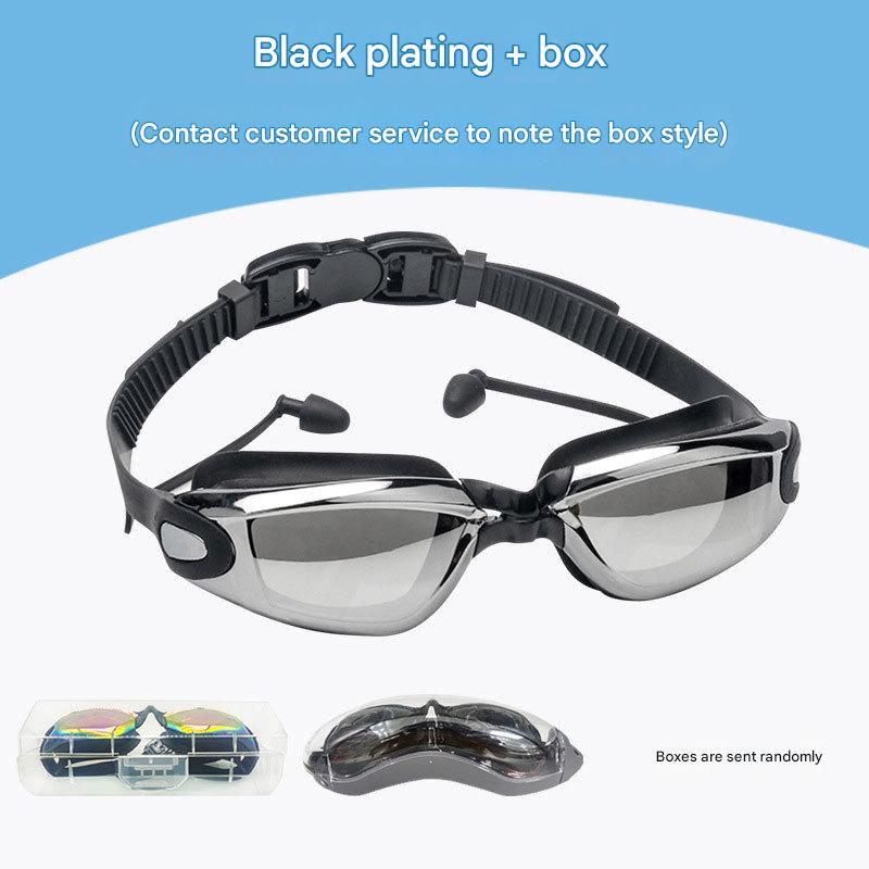 Black electroplated glasses box